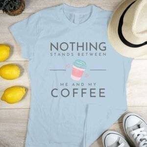 Me And My Coffee Printed T-Shirt