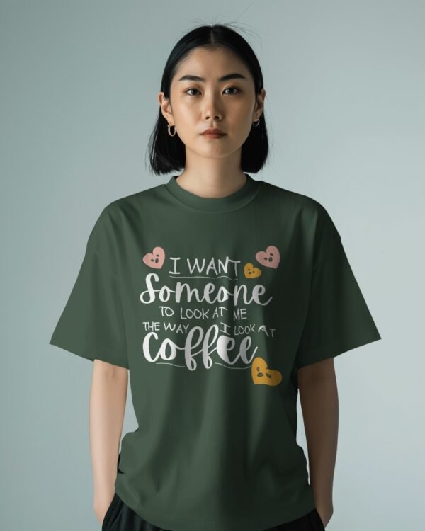 I Look at Coffee Graphic Tee