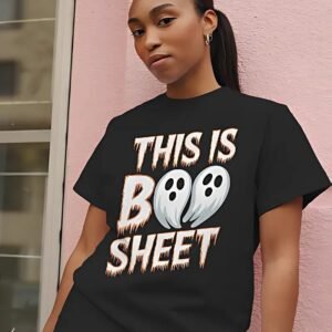 Boo Sheet Halloween Graphic tees