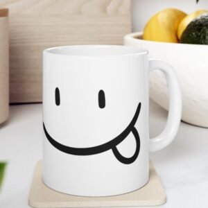 Smile Printed Printed Coffee Mug