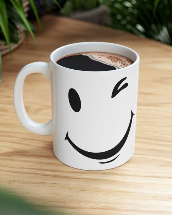 Smile Printed Ceramic Coffee Mug