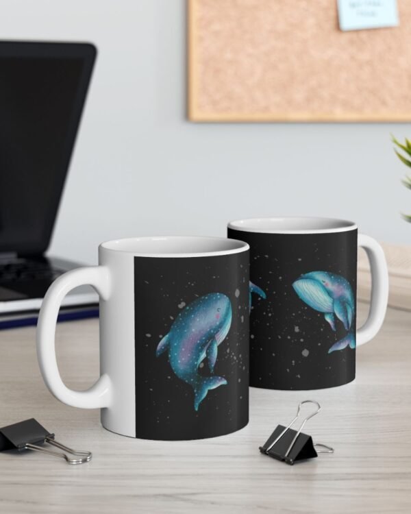 Blue Whale Ceramic Coffee Mug