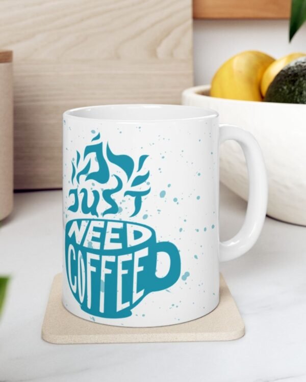 Coffee First Work Later Printed Mug