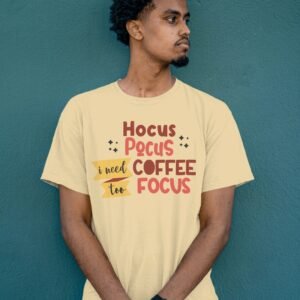 Hocus Pocus Coffee Focus t shirt design