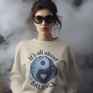 It's All About Balance Graphic Sweatshirt