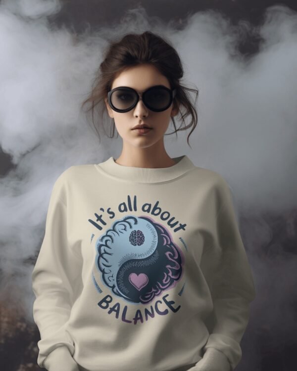 It's All About Balance Graphic Sweatshirt