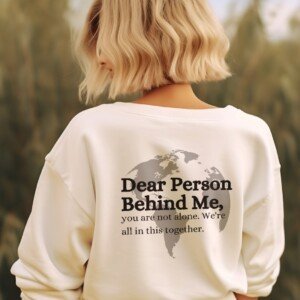 You Are Not Alone Printed Sweaters