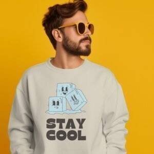 Stay Cool Printed Sweatshirt