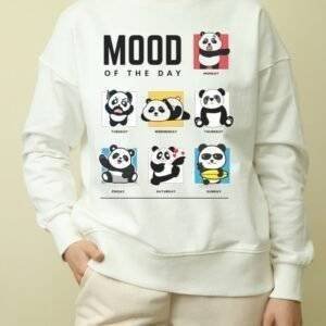 Mood Of The Day Printed Sweatshirt