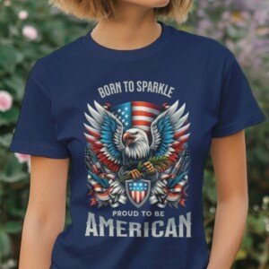 Proud To Be American Graphic T-Shirt