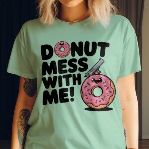 Donut Mess With Me Graphic Tees