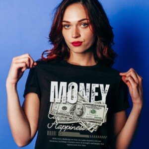 Money Can Buy Happiness Graphic Tees