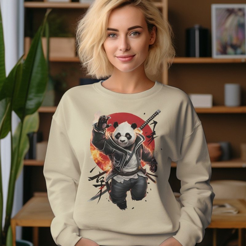 Kung Fu Panda Crewneck Printed Sweatshirt