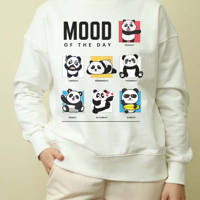 Mood Of The Day Printed Sweatshirt